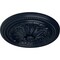 Ekena Millwork Wigan Ceiling Medallion, Hand-Painted Midnight Dream, 16"OD x 2 1/4"P CM16WGMDF - alternate 2